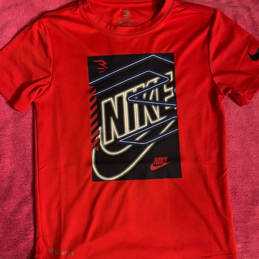Original Use Red Tee with Graphic Logo